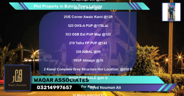 Residential Plot for Sale in Bahria Town, Lahore - (BP-81476)