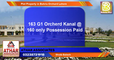 Residential Plot for Sale in Bahria Orchard, Lahore - (BP-81530)