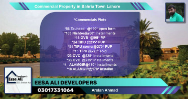 Commercial Property for Sale in Bahria Town, Lahore - (BP-81537)