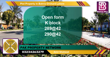 Residential Plot for Sale in Bahria Orchard, Lahore - (BP-81558)