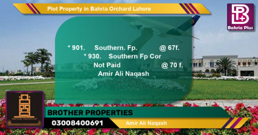 Residential Plot for Sale in Bahria Orchard, Lahore - (BP-81609)