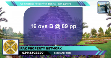 Commercial Property for Sale in Bahria Town, Lahore - (BP-81615)