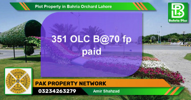 Residential Plot for Sale in Bahria Orchard, Lahore - (BP-81618)