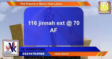 Residential Plot for Sale in Bahria Town, Lahore - (BP-81627)
