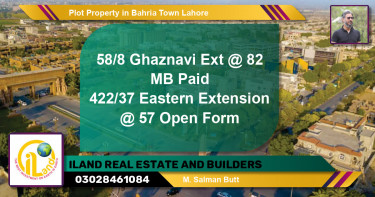 Residential Plot for Sale in Bahria Town, Lahore - (BP-81637)