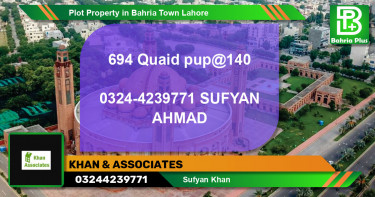 Residential Plot for Sale in Bahria Town, Lahore - (BP-81639)