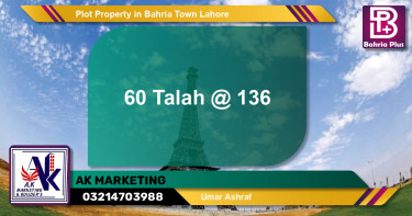 Residential Plot for Sale in Bahria Town, Lahore - (BP-81643)