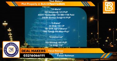 Commercial Plot for Sale in Bahria Town, Lahore - (BP-81646)