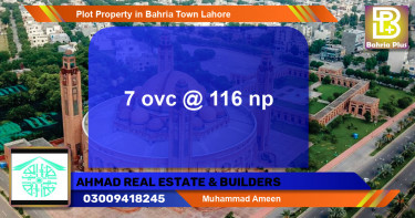 Residential Plot for Sale in Bahria Town, Lahore - (BP-81647)