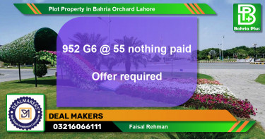 Residential Plot for Sale in Bahria Orchard, Lahore - (BP-81649)