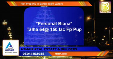 Residential Plot for Sale in Bahria Town, Lahore - (BP-81678)