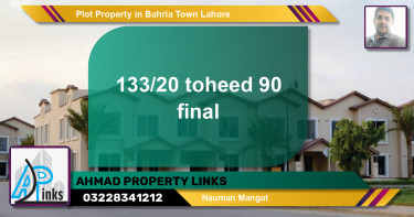 Residential Plot for Sale in Bahria Town, Lahore - (BP-81757)
