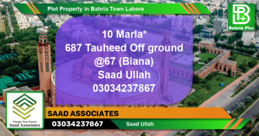 Residential Plot for Sale in Bahria Town, Lahore - (BP-81772)