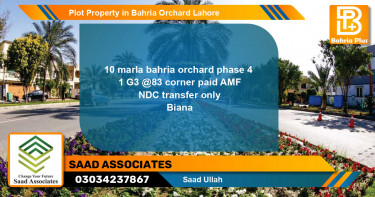 Residential Plot for Sale in Bahria Orchard, Lahore - (BP-81782)