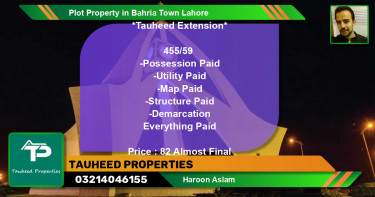 Residential Plot for Sale in Bahria Town, Lahore - (BP-81786)