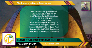 Residential Plot for Sale in Bahria Town, Lahore - (BP-81831)