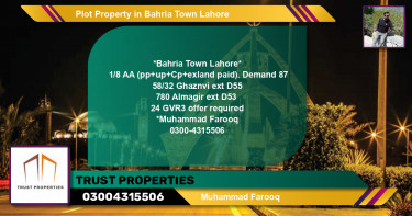 Residential Plot for Sale in Bahria Town, Lahore - (BP-81841)