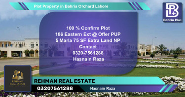 Residential Plot for Sale in Bahria Orchard, Lahore - (BP-81850)