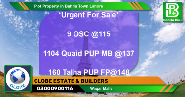 Residential Plot for Sale in Bahria Town, Lahore - (BP-81872)
