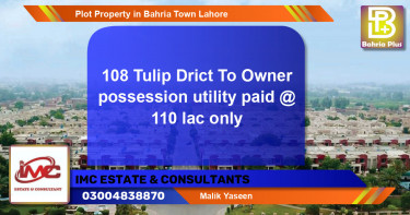 Residential Plot for Sale in Bahria Town, Lahore - (BP-81927)