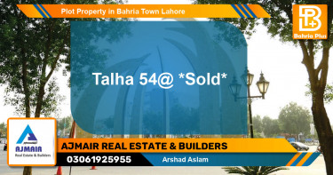 Residential Plot for Sale in Bahria Town, Lahore - (BP-82121)