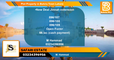 Residential Plot for Sale in Bahria Town, Lahore - (BP-82154)
