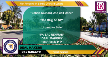 Residential Plot for Sale in Bahria Orchard, Lahore - (BP-82192)