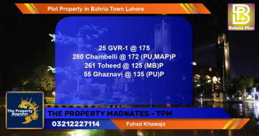 Residential Plot for Sale in Sector C - Chambeli Block -  Bahria Town, Lahore - (BP-82241)