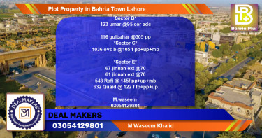 Residential Plot for Sale in Bahria Town, Lahore - (BP-82273)