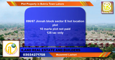 Residential Plot for Sale in Bahria Town, Lahore - (BP-82344)