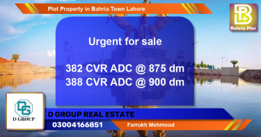 Residential Plot for Sale in Bahria Town, Lahore - (BP-82345)