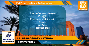 Residential Plot for Sale in Bahria Orchard, Lahore - (BP-82372)