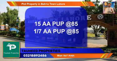 Residential Plot for Sale in Bahria Town, Lahore - (BP-82410)