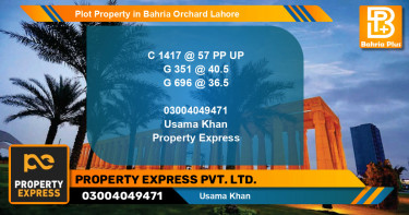 Residential Plot for Sale in Bahria Orchard, Lahore - (BP-82459)