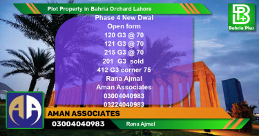 Residential Plot for Sale in Bahria Orchard, Lahore - (BP-82483)