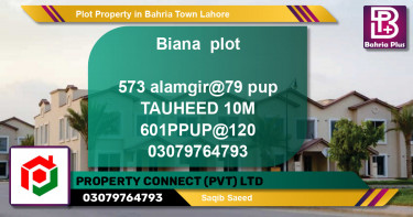 Residential Plot for Sale in Bahria Town, Lahore - (BP-82522)
