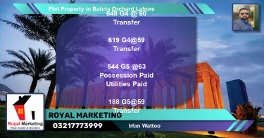 Residential Plot for Sale in Bahria Orchard, Lahore - (BP-82537)
