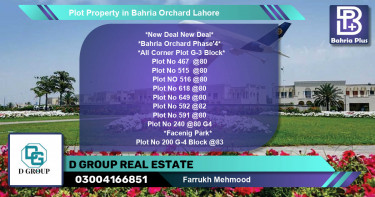 Residential Plot for Sale in Bahria Orchard, Lahore - (BP-82550)