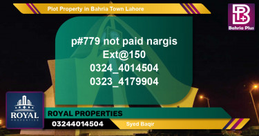 Residential Plot for Sale in Bahria Town, Lahore - (BP-82665)