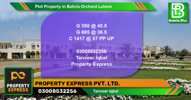 Residential Plot for Sale in Phase 2 - G Block -  Bahria Orchard, Lahore - (BP-82674)