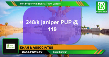 Residential Plot for Sale in Bahria Town, Lahore - (BP-82686)