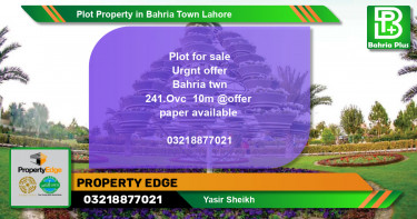 Residential Plot for Sale in Bahria Town, Lahore - (BP-82741)