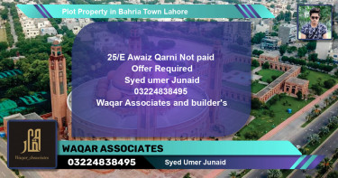 Residential Plot for Sale in Bahria Town, Lahore - (BP-82748)
