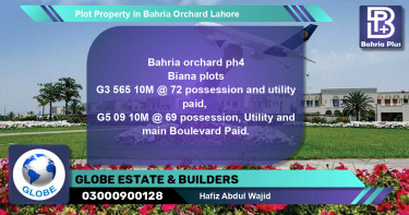 Residential Plot for Sale in Bahria Orchard, Lahore - (BP-82773)