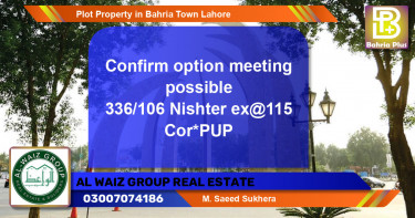 Residential Plot for Sale in Bahria Town, Lahore - (BP-82787)