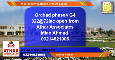Residential Plot for Sale in Bahria Orchard, Lahore - (BP-82806)