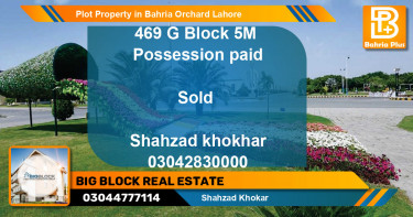 Residential Plot for Sale in Bahria Orchard, Lahore - (BP-82858)