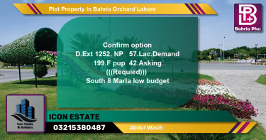 Residential Plot for Sale in Bahria Orchard, Lahore - (BP-82970)