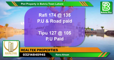 Residential Plot for Sale in Bahria Town, Lahore - (BP-83006)
