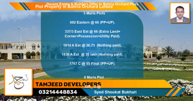 Residential Plot for Sale in Bahria Orchard, Lahore - (BP-83066)